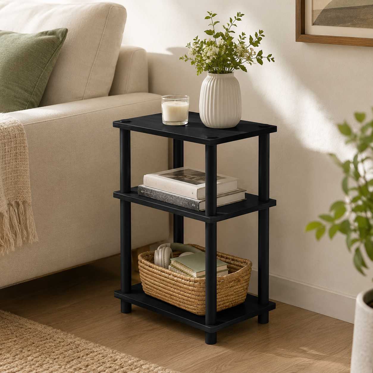 Furinno JUST Toolless 3-Tier Night Stand