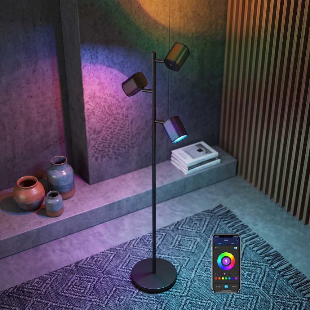 Smart Tree Floor Lamp, Govee 3 Light Matter Compatible